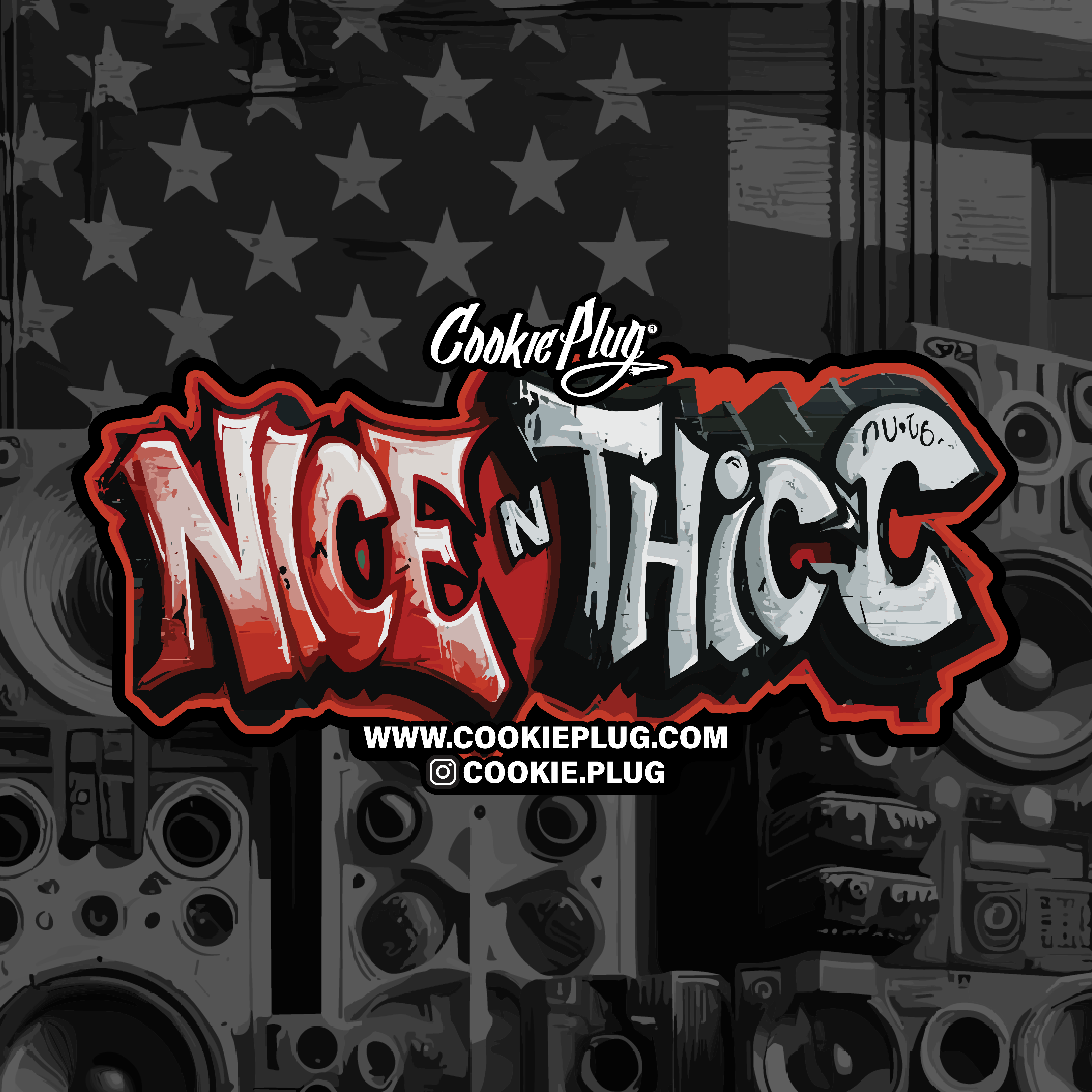 Nice N Thicc - Red & White